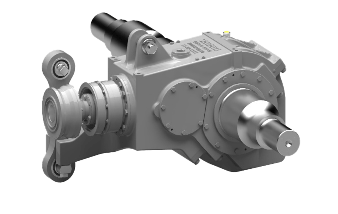 Bevel-helical gear units for metros