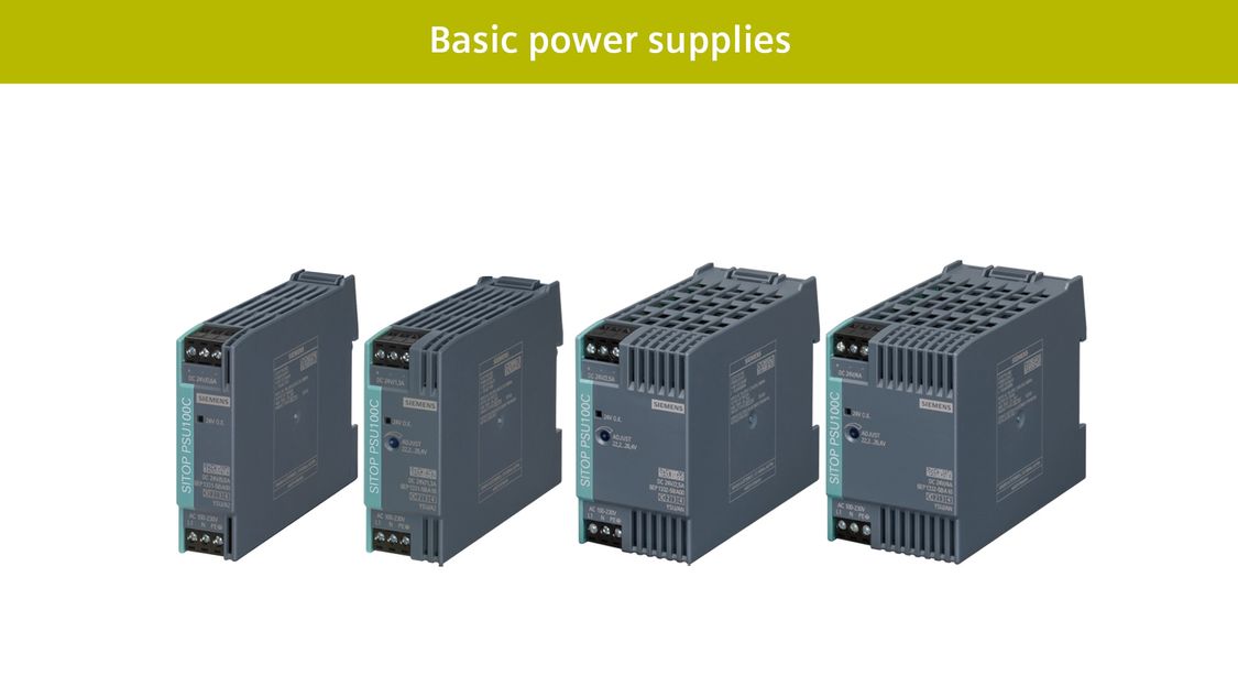 Basic power supplies SITOP compact