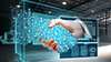 Shaking hands with digitalization Shaking hands with digitalization