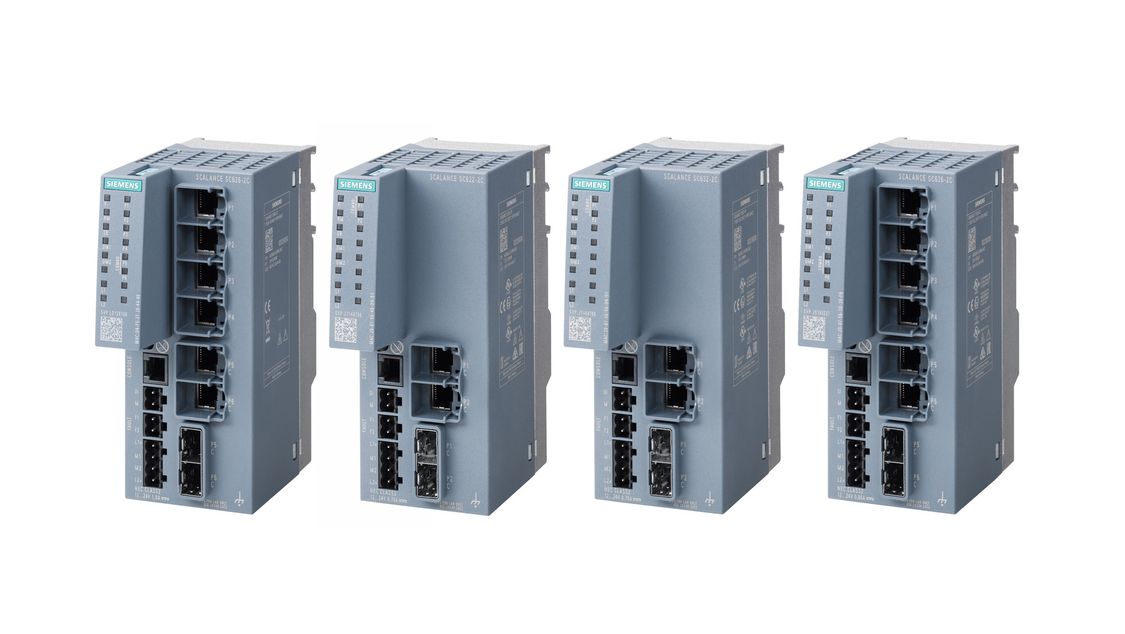 Secure access via Virtual Private Networks with three SCALANCE S devices
