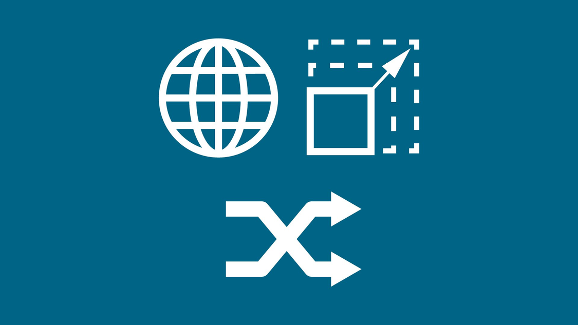 scalable, flexible and open benefit icon