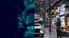 Digital Twin of an automotive factory floor with physical product, engineers and robotics