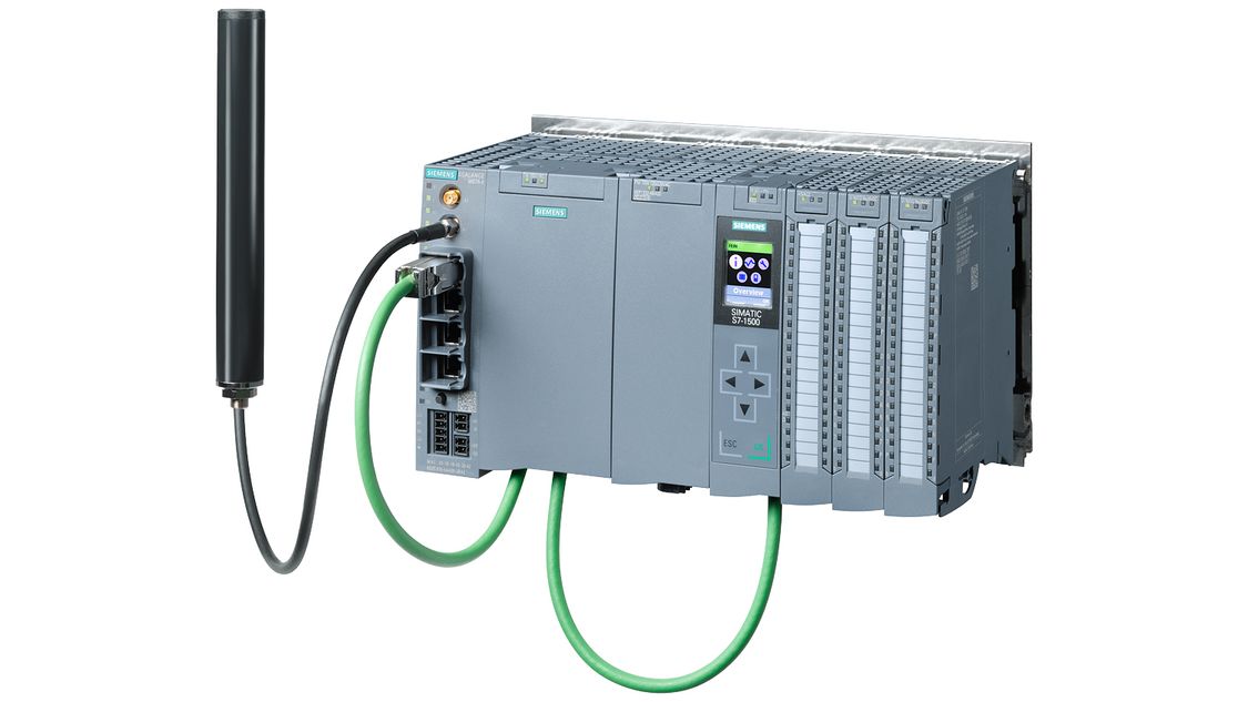 Bild einer RTU mit SIMATIC S7-1500 und Telecontrol Interface Modul TIM 1531 IRC