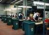 The recycling workshop at the Industrial and Building Systems Group in Essen, 1996