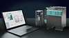 Abbildung SINAMICS Umrichter und Laptop mit SINAMICS DriveSim Basic