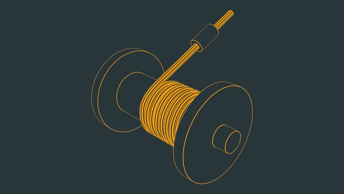 Graphical representation of wire winding