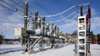 Insulators on ac traction power supply in winter