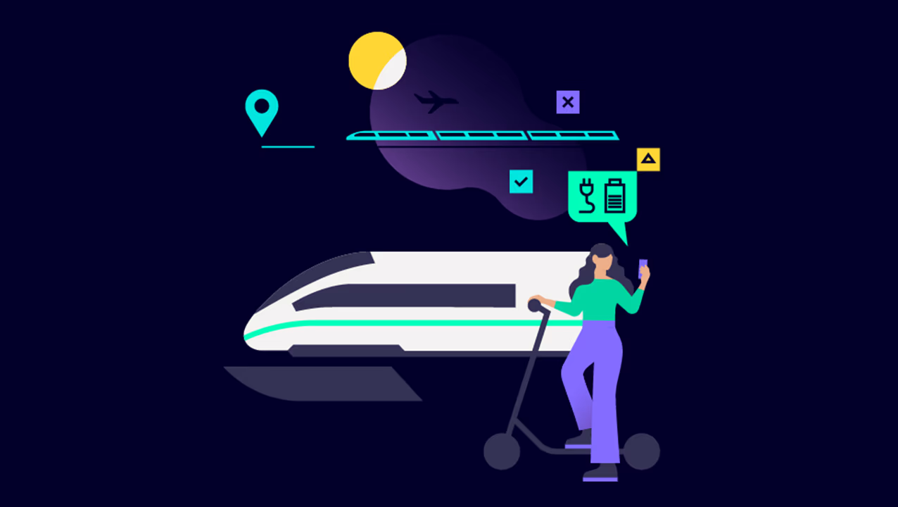 Graphic explaining intermodal mobility