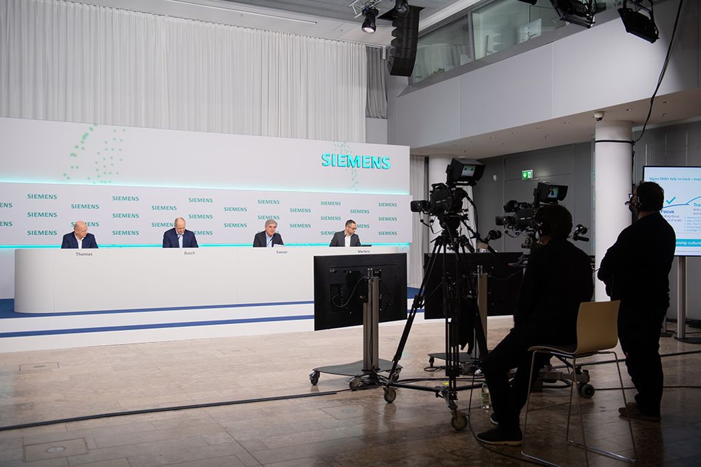 Due to the restrictions imposed on public events by the coronavirus crisis, the Annual Press Conference 2020 will be held in a virtual-only format at the Siemens Headquarters in Munich, Germany.