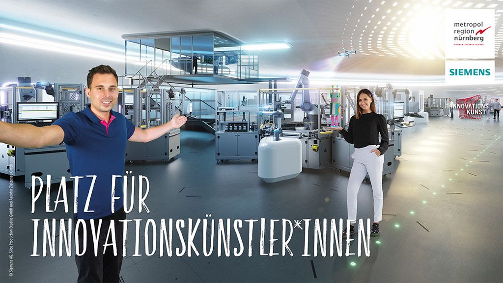 InnovationskünstlerInnen bei Siemens: Bianca Höflinger und Felix Bär