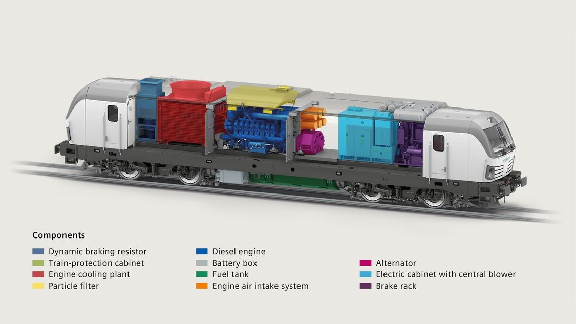 electric train engine working