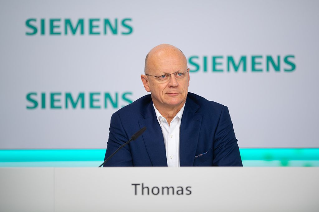 Ralf P. Thomas, Chief Financial Officer of Siemens AG, comments on the business figures for fiscal 2020 at the virtual Annual Press Conference on November 12, 2020, at Siemens headquarters in Munich, Germany.