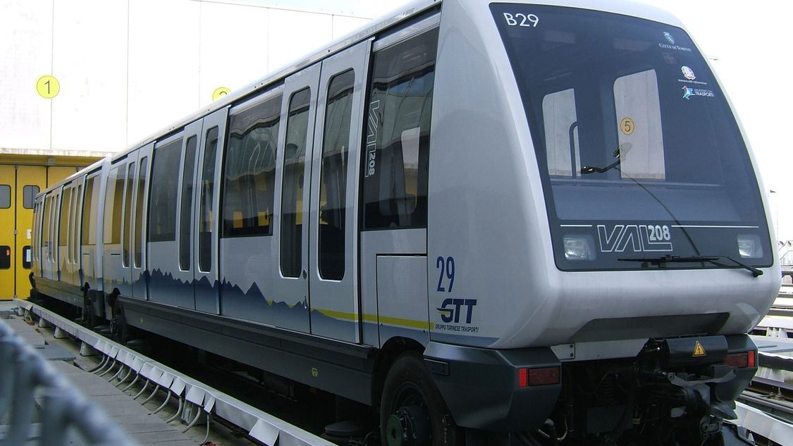 Untergrund-VAL für die Stadt Turin