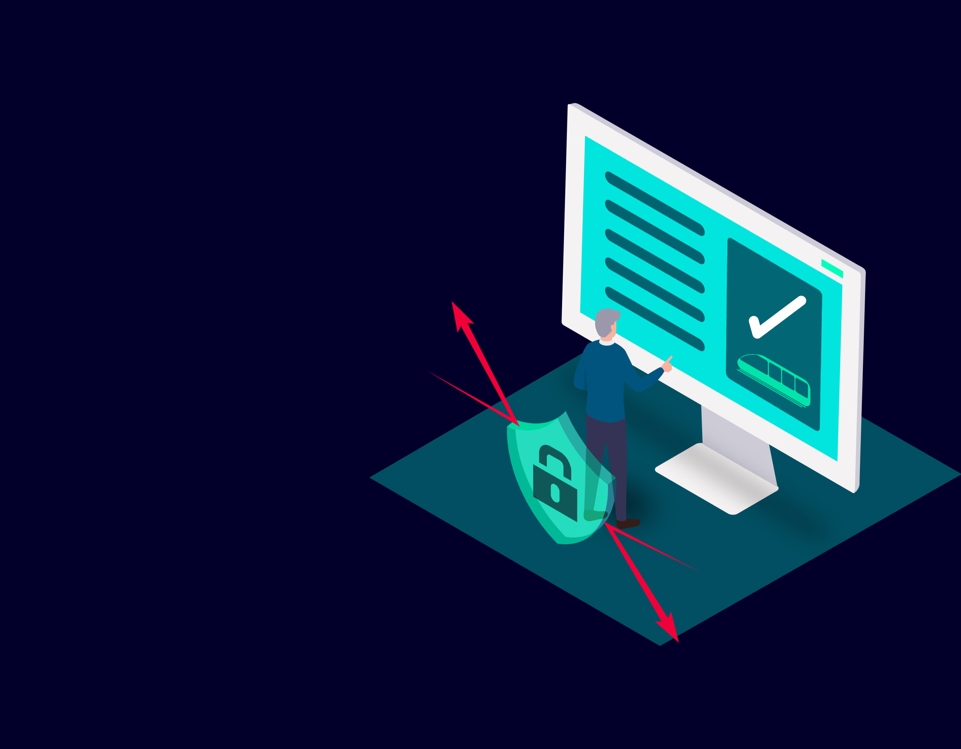 Ein Experte für die Cybersicherheit von Bahnsystemen arbeitet am Systemschutz bahnsysteme-cybersecurity-services-system-schutz