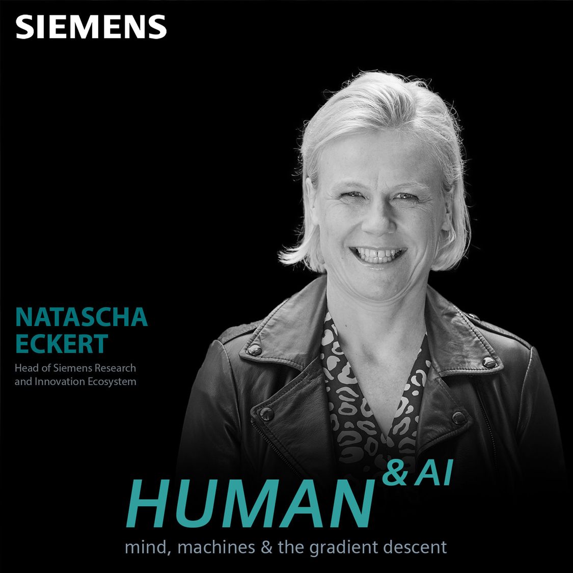 Human&AI Podcast Key Visual with Speaker