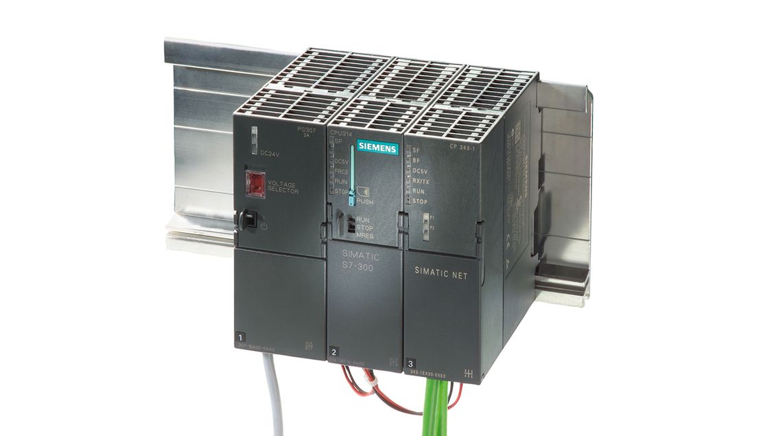 Produktbild SIMATIC S7-300 mit Kommunikationsprozessor CP 343-1