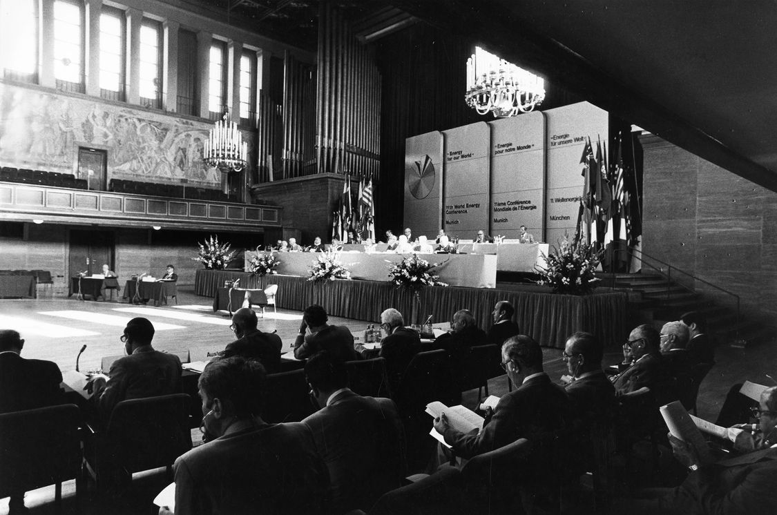 Meeting at the World Engery Conference in Munich, 1980