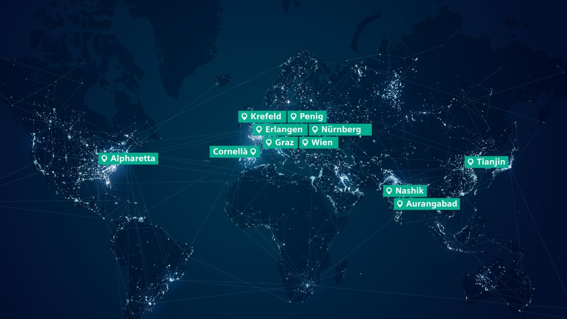 Map of global MoComp sites