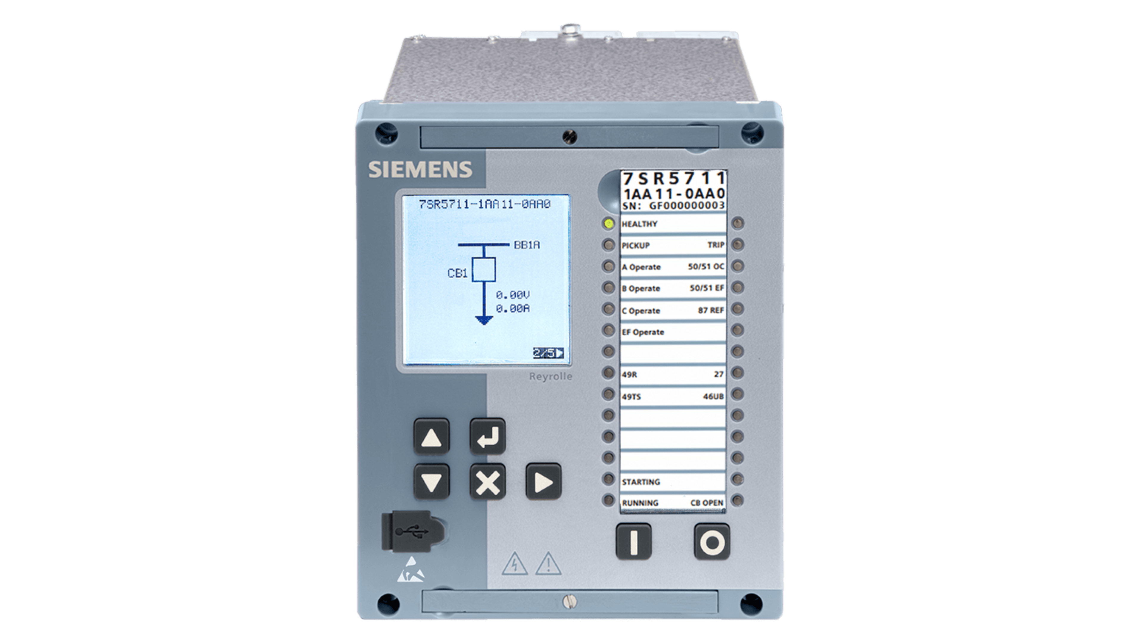 Motor protection - Reyrolle 7SR57 - Siemens Global