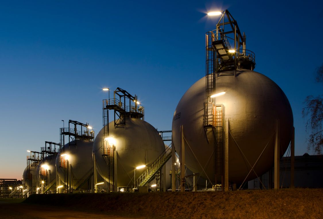 Tank farm in Lingen, Emsland