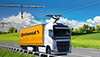 Siemens Mobility i Continental dostarczą w całej Europie cieżarowki zasilanie prądem z linii napowietrznych