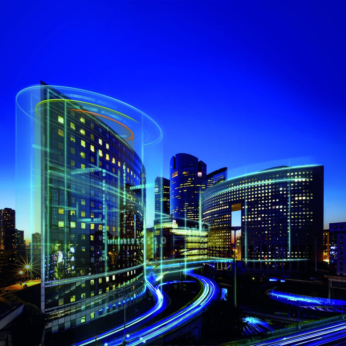Building Information Modeling - digitalized city and traffic system