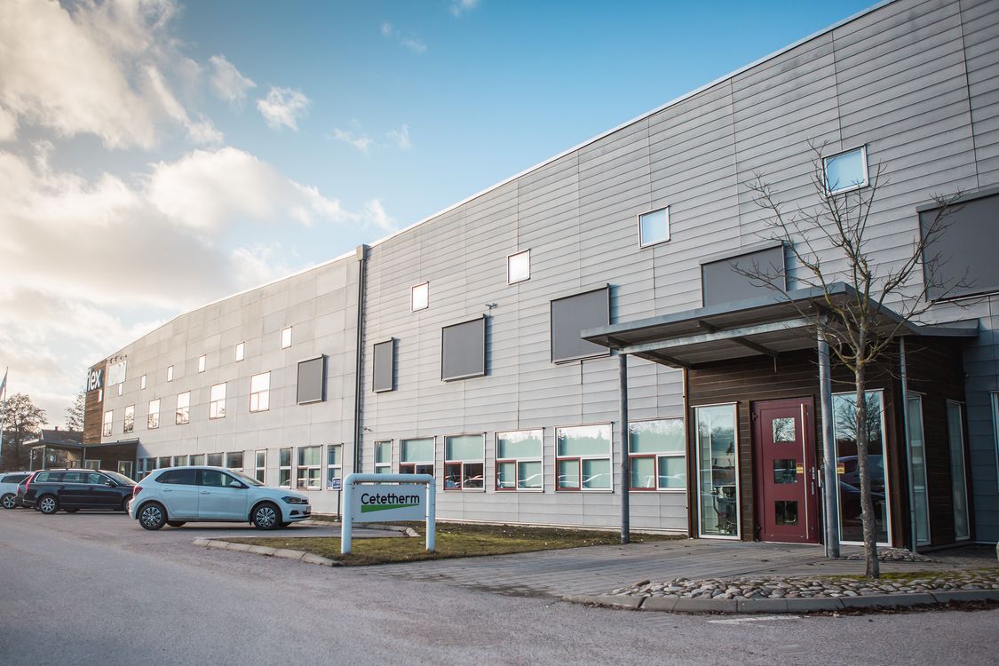 A sede da Cetetherm em Ronneby, na Suécia.