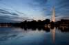 lake in Washington DC with Washington Monument in background