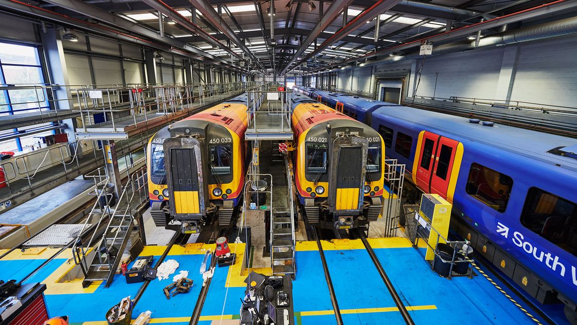 Rail Service Center Southampton in the UK