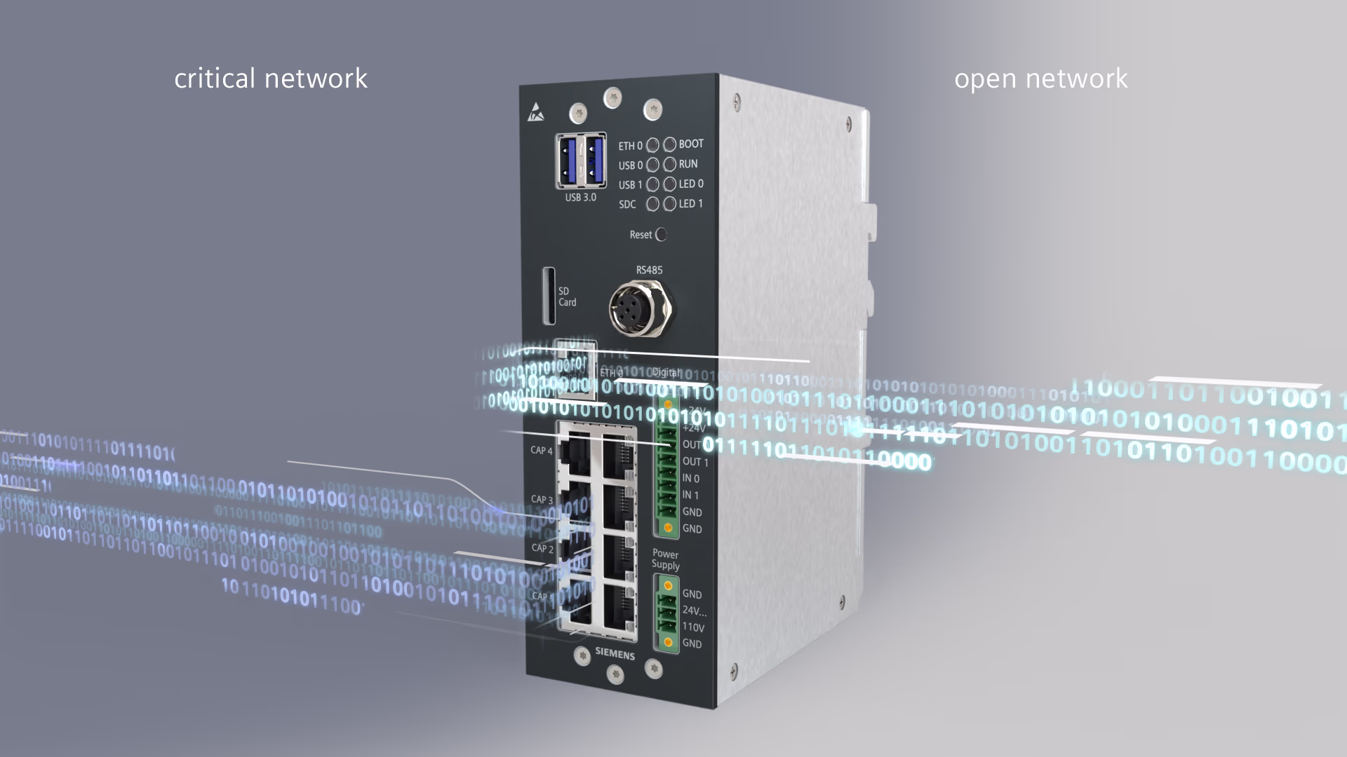 Computer system representing the compatibility of MindConnect Rail and CBTC. mindconnect-rail