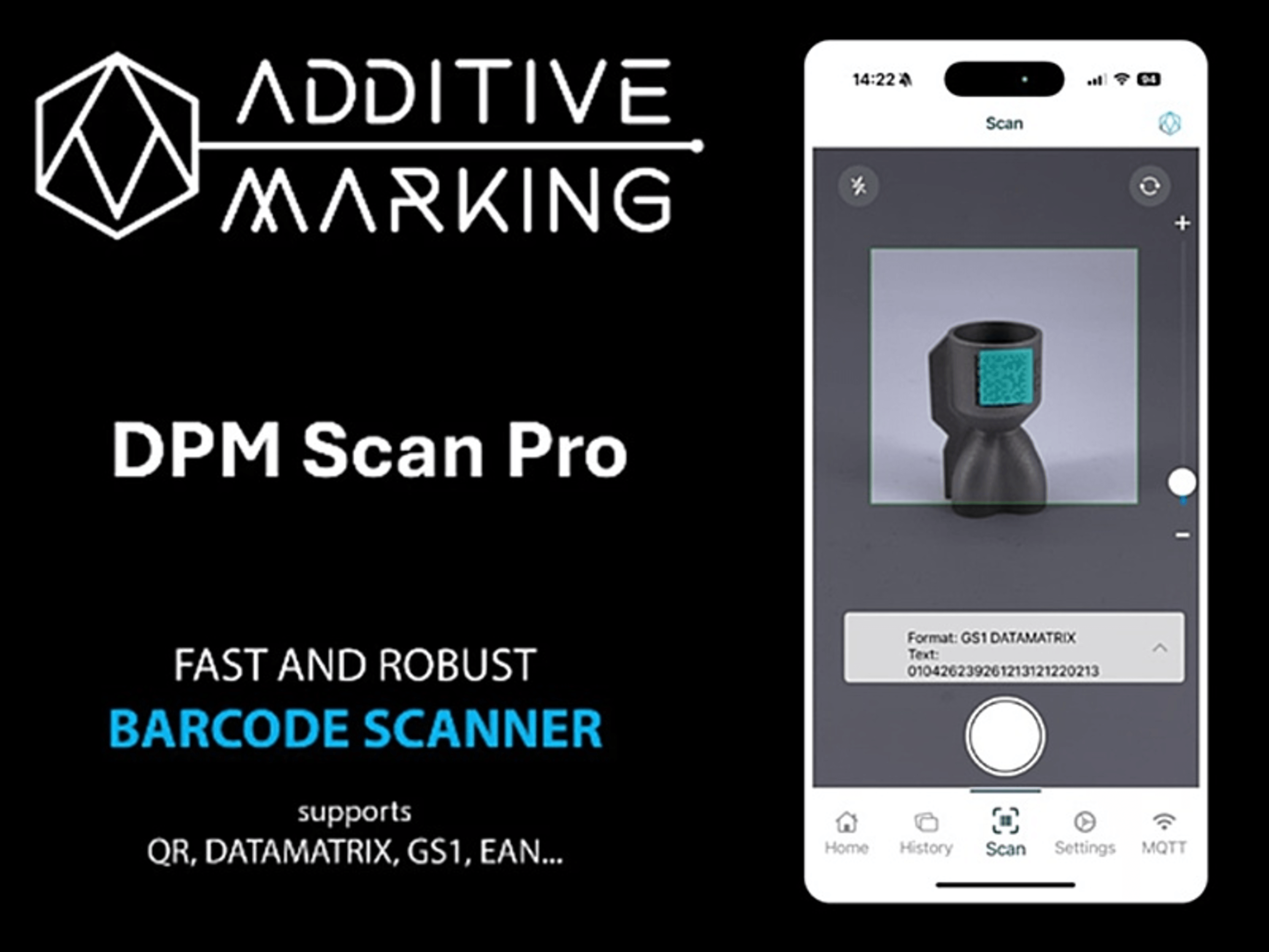 用于条形码扫描的智能手机应用程序界面