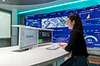Messdaten und Einflussparameter werden im Visitor & Advanced Service Center in der Siemens City Wien visualisiert.