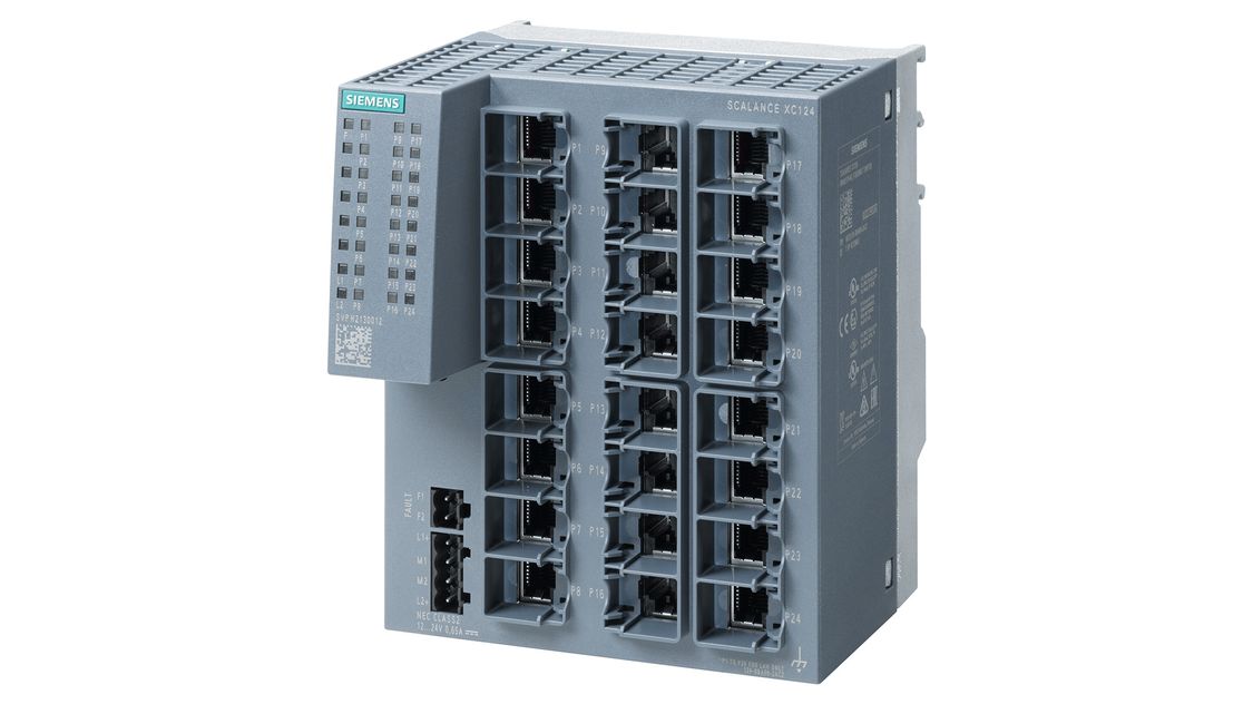 Image of a SCALANCE X-100 unmanaged Industrial Ethernet switch 