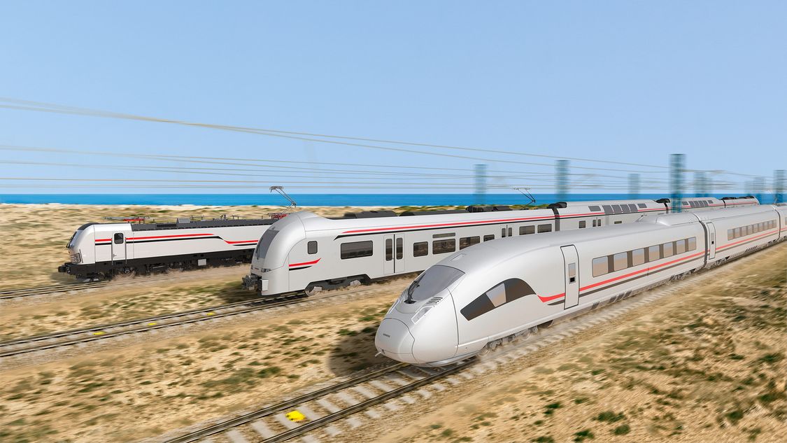 A Siemens Mobility szerződést kötött 2000 km hosszú egyiptomi nagysebességű vasúti rendszerre
