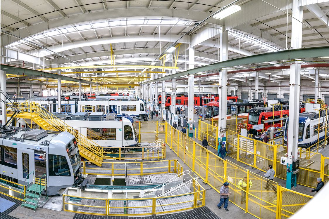 Siemens Mobility Shop Floor in the USA