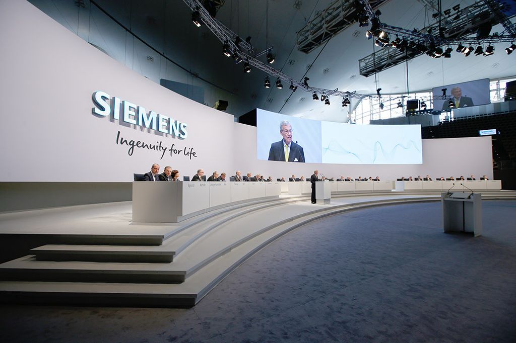 Hauptversammlung 2017 der Siemens AG in München