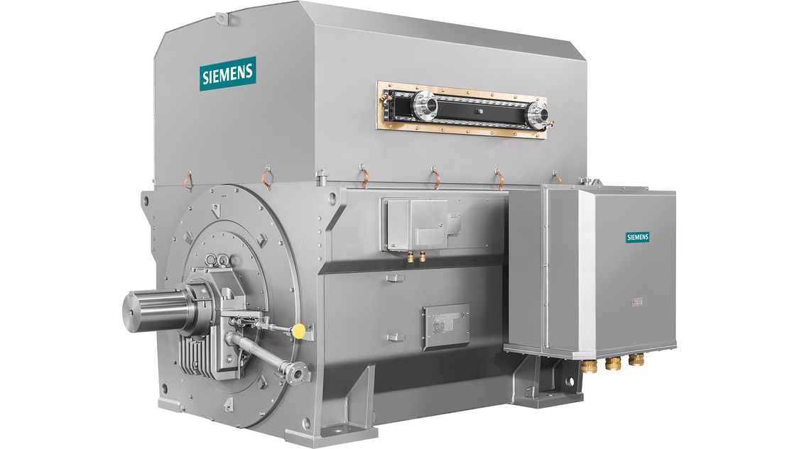 SIMOTICS HV M with steel welded housing (standard for shaft height 630 to 710 mm)