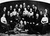 Wichtige Persönlichkeit für das russische Siemens-Geschäft – Leonid Krasin (Bildmitte), umgeben von Mitarbeitern, um 1909