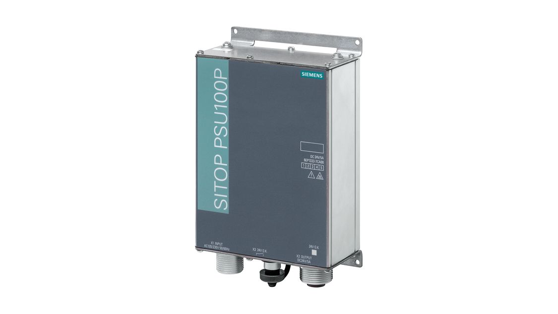 产品图片 - SITOP PSU100P IP67，单相，DC 24 V/5 A