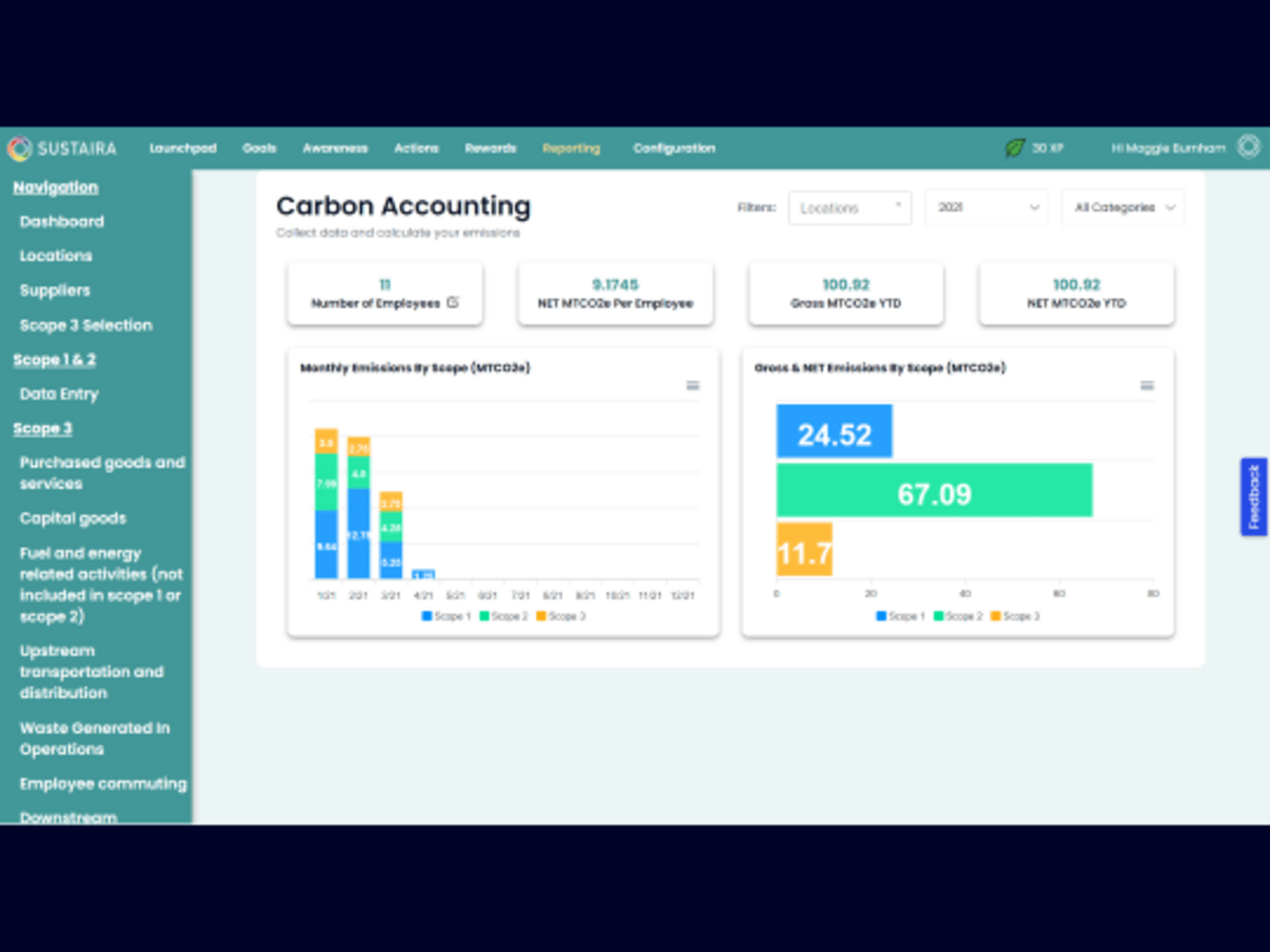 Carbon Accounting Siemens Xcelerator Global