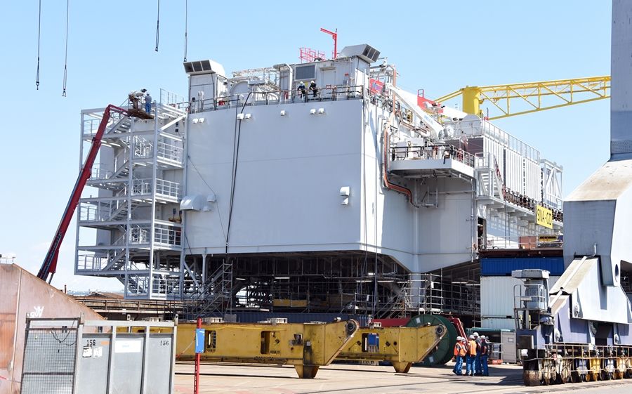 Sous station plateforme offshore - crédit photo @Chantiers Atlantique