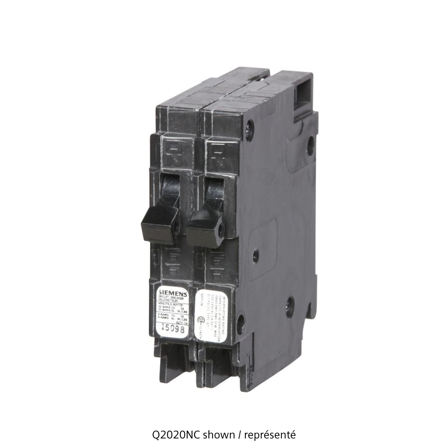 Product image for Siemens Q1530NC QT Dual Pole Bre