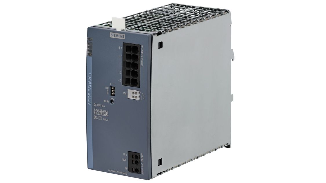 SITOP PSU6200, 1-phasig, 48 V DC/10 A, 6EP3346-7SB00-3AX0