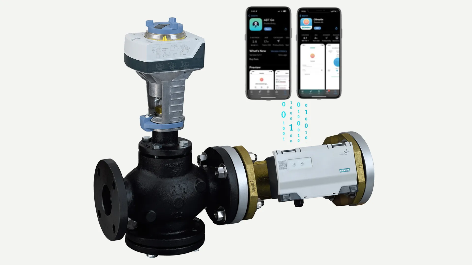 Siemens intelligens szelep. Forrás: Siemens Zrt. 