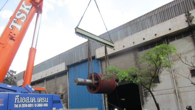Rotor repair @ Siam Yamato Steel Company Limited, Rayong, Thailand