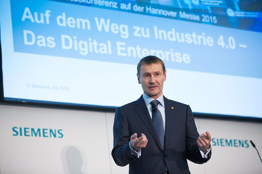 Press conference - Siemens at the Hannover Messe 2015