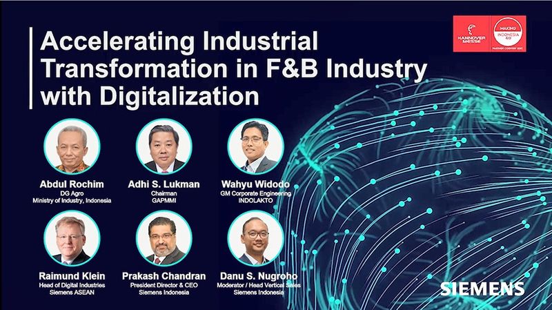 Siemens Support Digital Transformation Of Indonesia’s F&B Sector ...