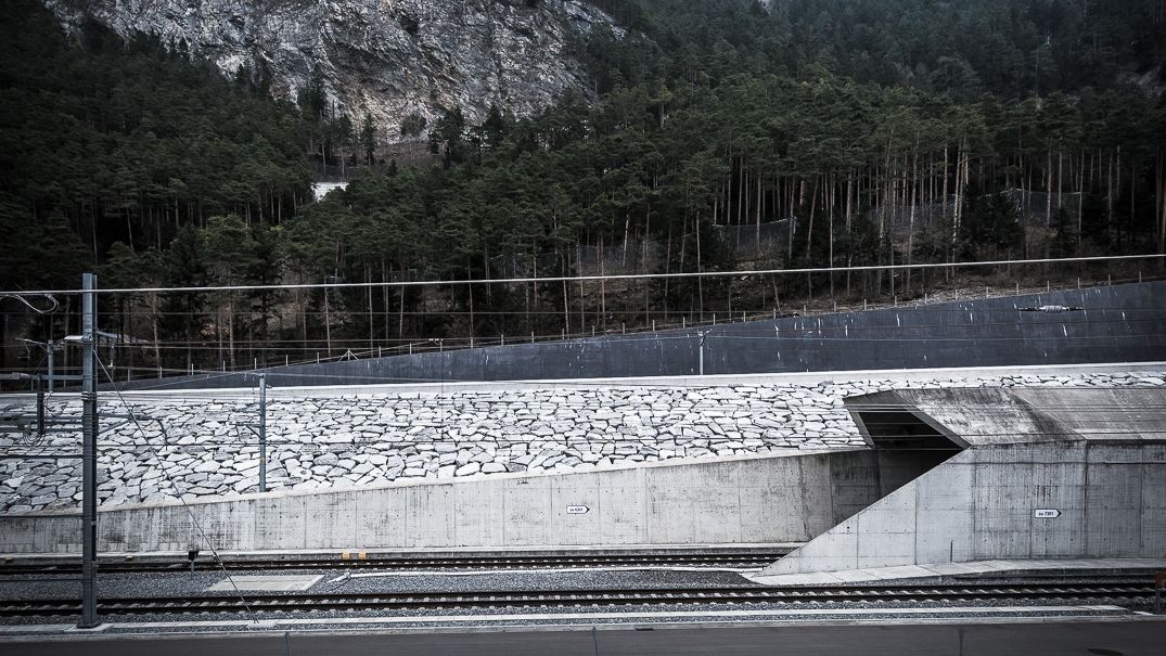 South entrance of the Gotthard Base Tunnel