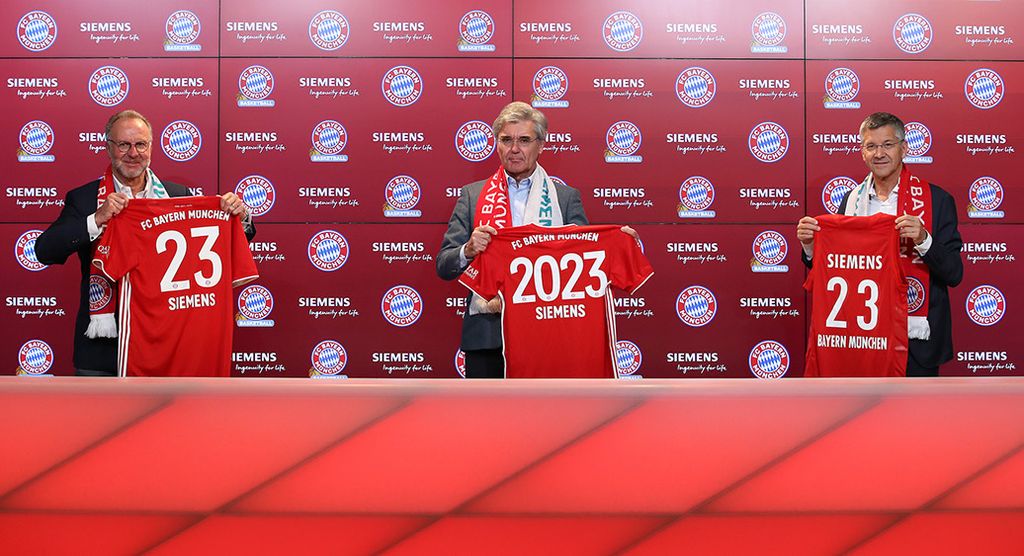 Siemens und FC Bayern München gehen in die Verlängerung