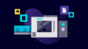 An illustration that shows a machine and four icons that symbolize machine safety. An illustration that shows a machine and four icons that symbolize machine safety.